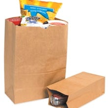 3x1.88x5.88 Kraft Grocery Bags 500/Case BGG112K - alias listing