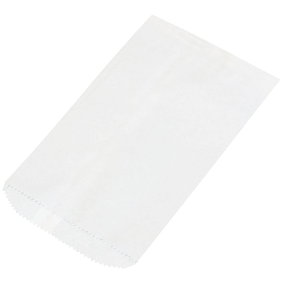 9.25x6.25 White Recycled Paper Merchandise Bags 3000/Case BGM101W - alias listing