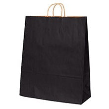 16x6x19.25 Black Tinted Shopping Bags BGS1119BL - alias listing