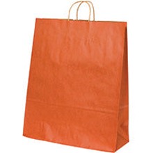 16x6x19.25 Orange Tinted Shopping Bags BGS1119O - alias listing