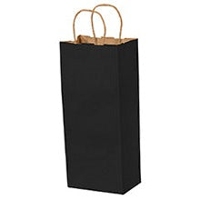 5.5x3.25x13 Black Tinted Shopping Bags BGS115BL - alias listing