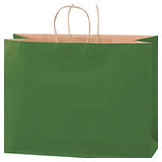 16x6x12 Green Tinted Shopping Bags BGS118G - alias listing