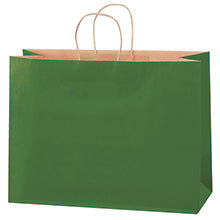 16x6x12 Green Tinted Shopping Bags
