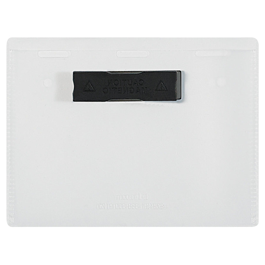 4x3 8 Mil Clear Magnetic Badge Holders 20-Pack BH100 - alias listing