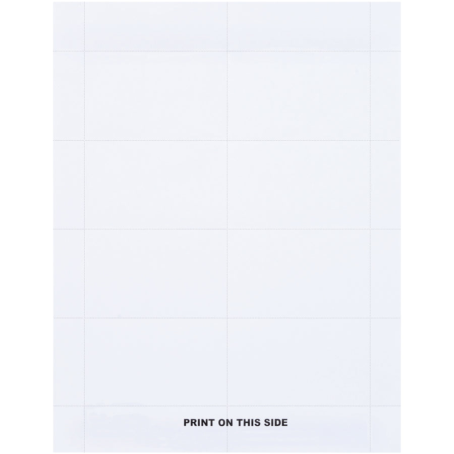 Professional 2x3" white paper badge inserts designed for all standard badge holder systems. Ship-ready on 8.5x11" sheets with 280 inserts per case. Compatible with industry-standard label software for quick, error-free printing and compliance documentation.
