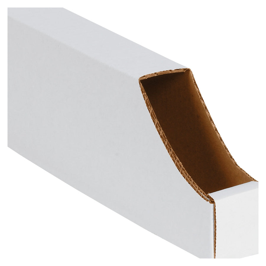 12x2x4.5 White Corrugated Stackable Bin Boxes 50-Pack BINB212