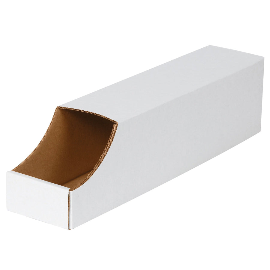 4x18x4.5 ECT-32-B Stackable Bin Boxes Corrugated 50-Pack BINB418