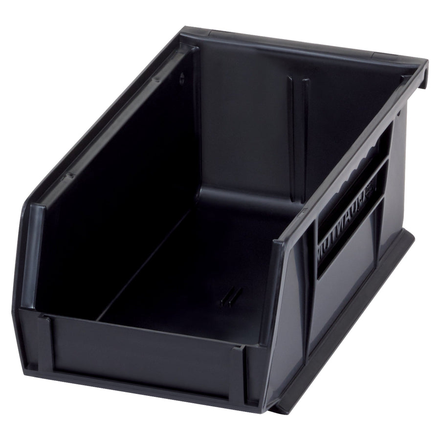 7 3/8 x 4 1/8 x 3 in Black Conductive Plastic Bins 24/Case BINC110