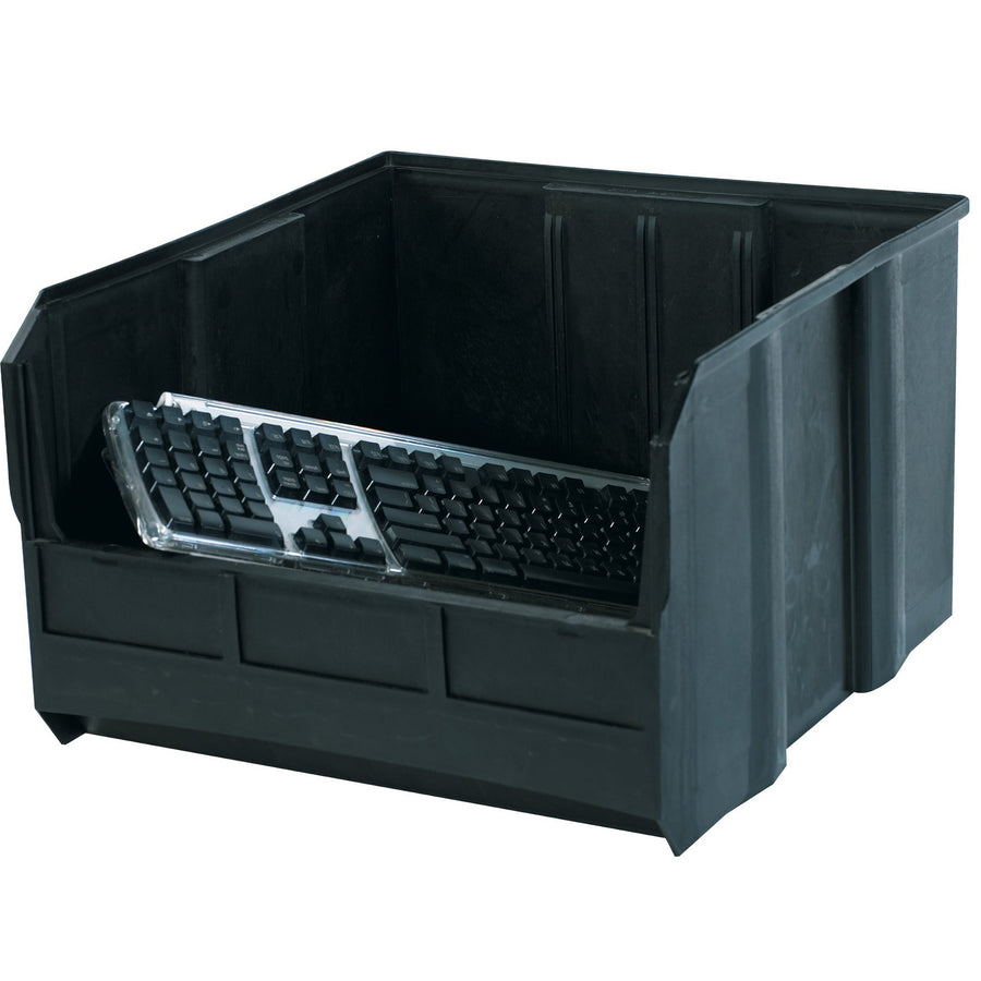 18x16.5x11 Black Conductive Plastic Bin Boxes 3/Case BINC113