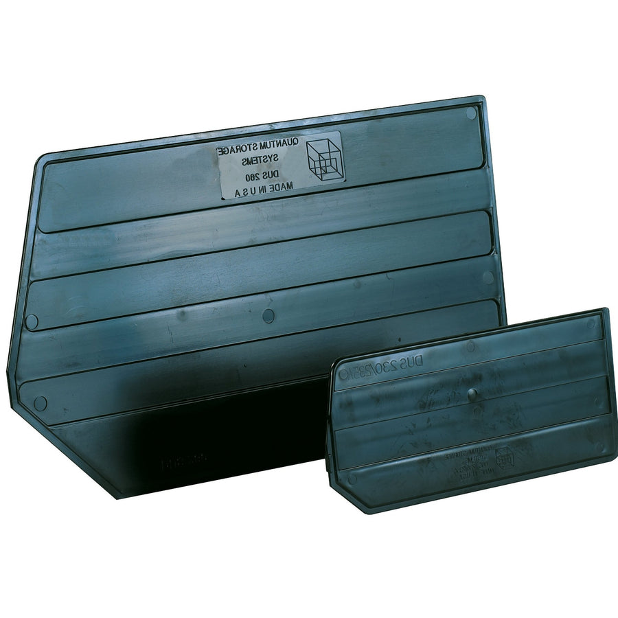 13 15/16 x 4 3/4 in Black Plastic Bin Dividers 6/Case BIND145