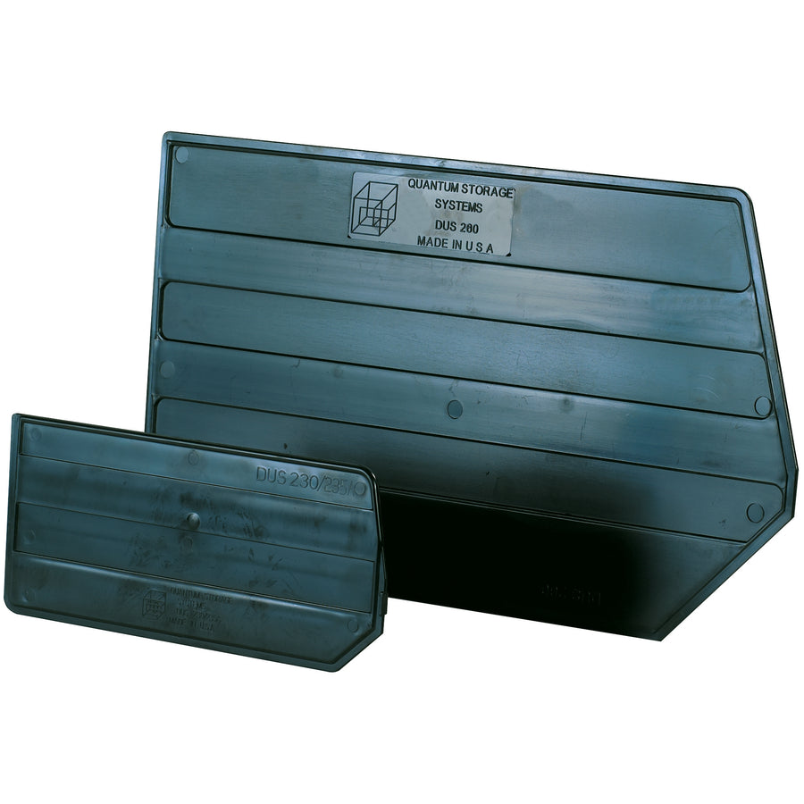 Maximize bin storage efficiency with these durable black plastic bin dividers designed to fit BINP1487 and BINP1516 series bins. Create organized compartments to separate and protect small parts, medical supplies, or components. Sold by the piece in convenient case quantities of 6.