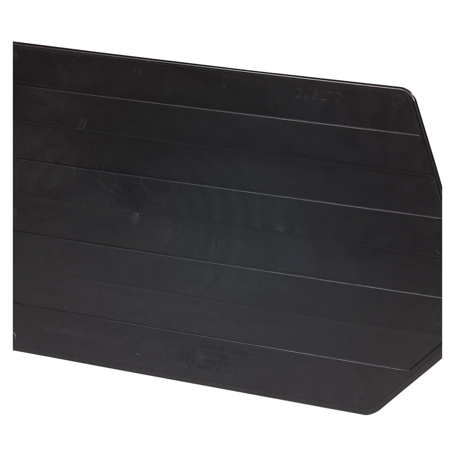 17x10 Black Plastic Bin Dividers 6/Case BIND181