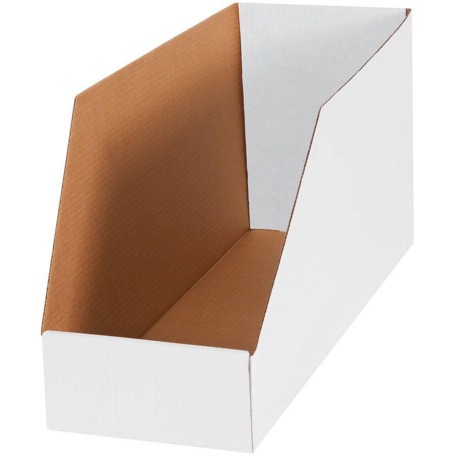 24x8x12 ECT-32 Corrugated Bin Boxes 25/Bundle BINJ82412