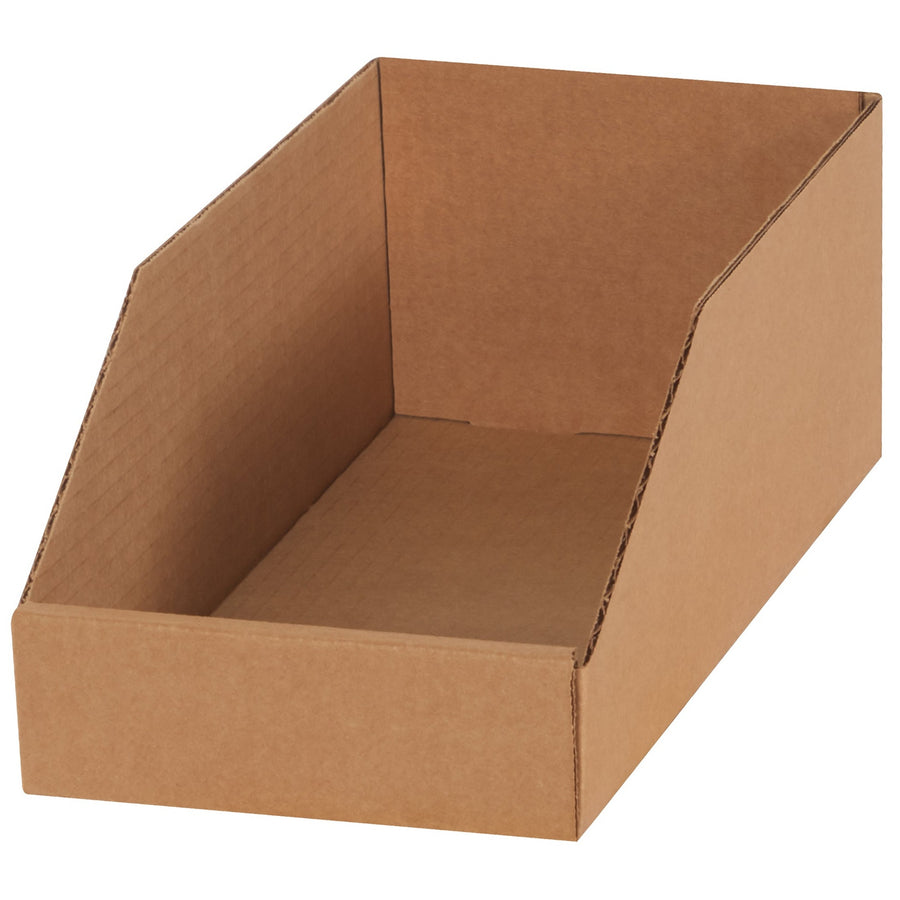 6 x 12 x 4 1/2 in Kraft Corrugated Shipping Boxes 50-Pack BINMT612K