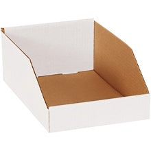 7x12x4.5 Open Top Bin Boxes 50/Bundle
