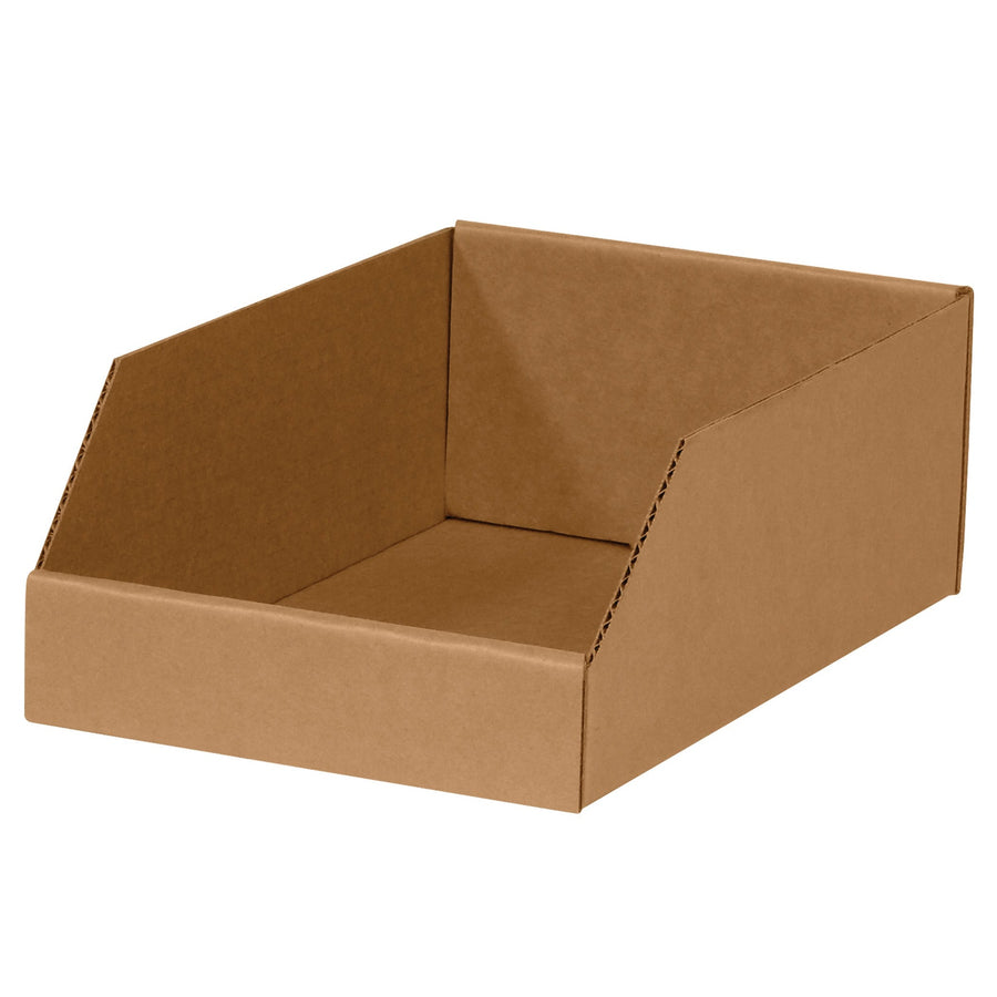 8 x 12 x 4 1/2 in Kraft Corrugated Shipping Boxes 50-Pack BINMT812K