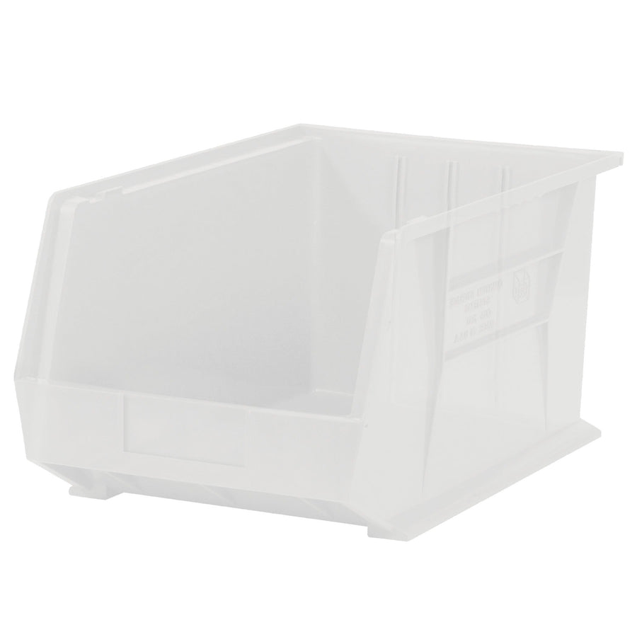 5 3/8 in Clear Plastic Stack & Hang Bins 24/Case BINP0543CL