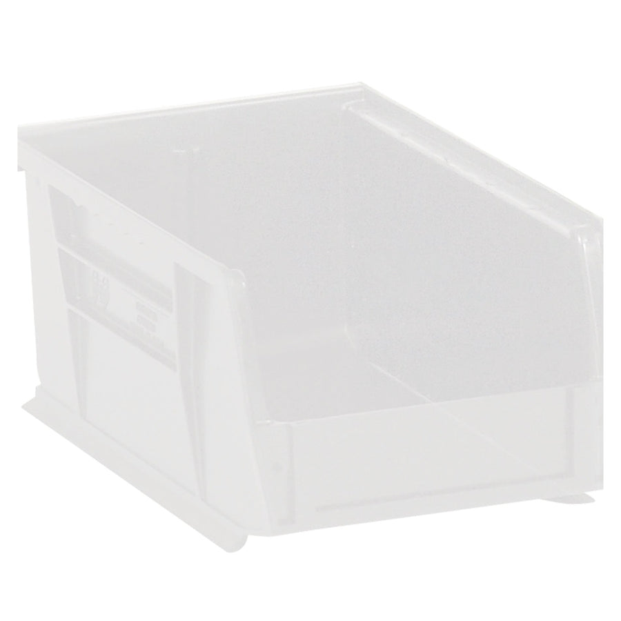 7 3/8 x 4 1/8 x 3 in Clear Plastic Stack & Hang Bins 24/Case BINP0743CL
