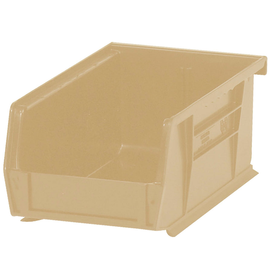 7 3/8 x 4 1/8 x 3 in Ivory Plastic Stack & Hang Bins 24/Case BINP0743V