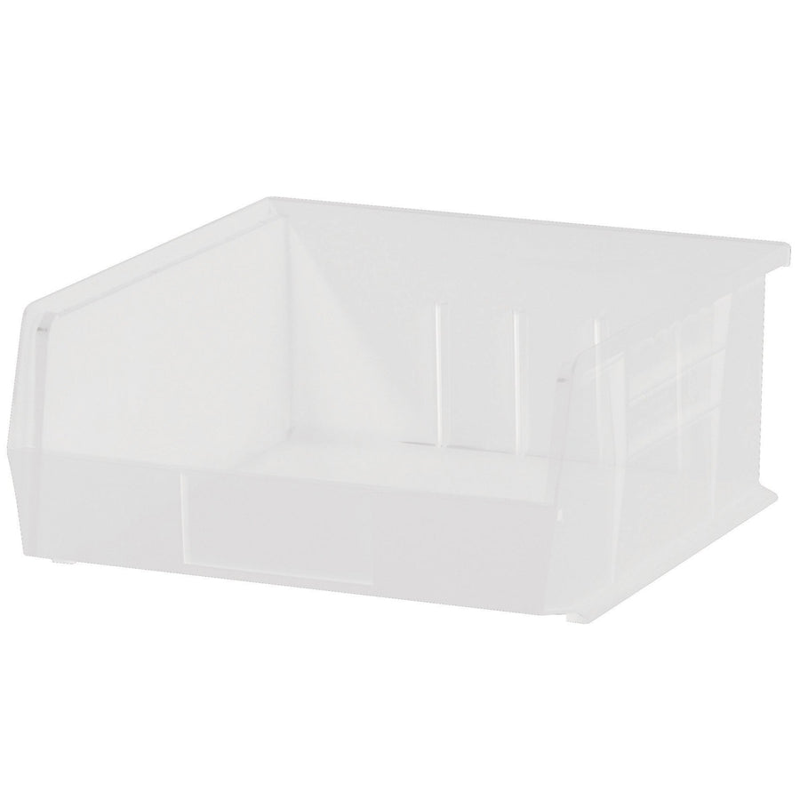 10 7/8 x 11 x 5 in Clear Plastic Stack & Hang Bins 6-Pack BINP1111CL