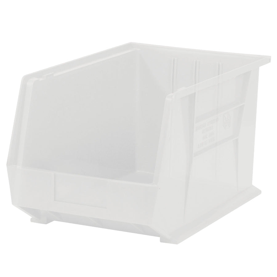 18x11x10 Clear Plastic Stack & Hang Bins 4/Case BINP1811CL