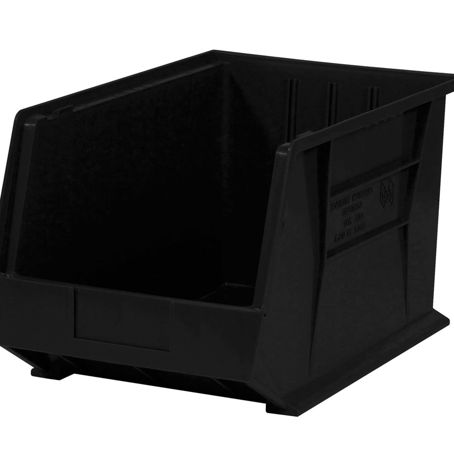 18x11x10 Black Plastic Stack & Hang Bins 4/Case BINP1811K