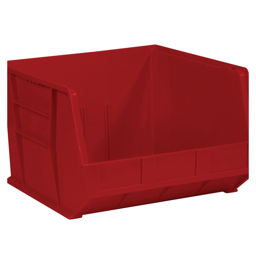 18x16.5x11 Red Plastic Stack & Hang Bin Boxes 3/Case BINP1816R