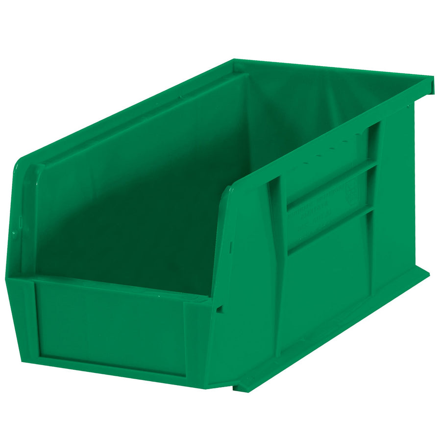 18x8.25x9 Green Plastic Stack & Hang Bin Box 6/Case BINP1889G