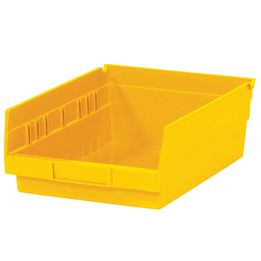 11.6x8.4 Yellow Plastic Shelf Bin 20/Case BINPS104Y