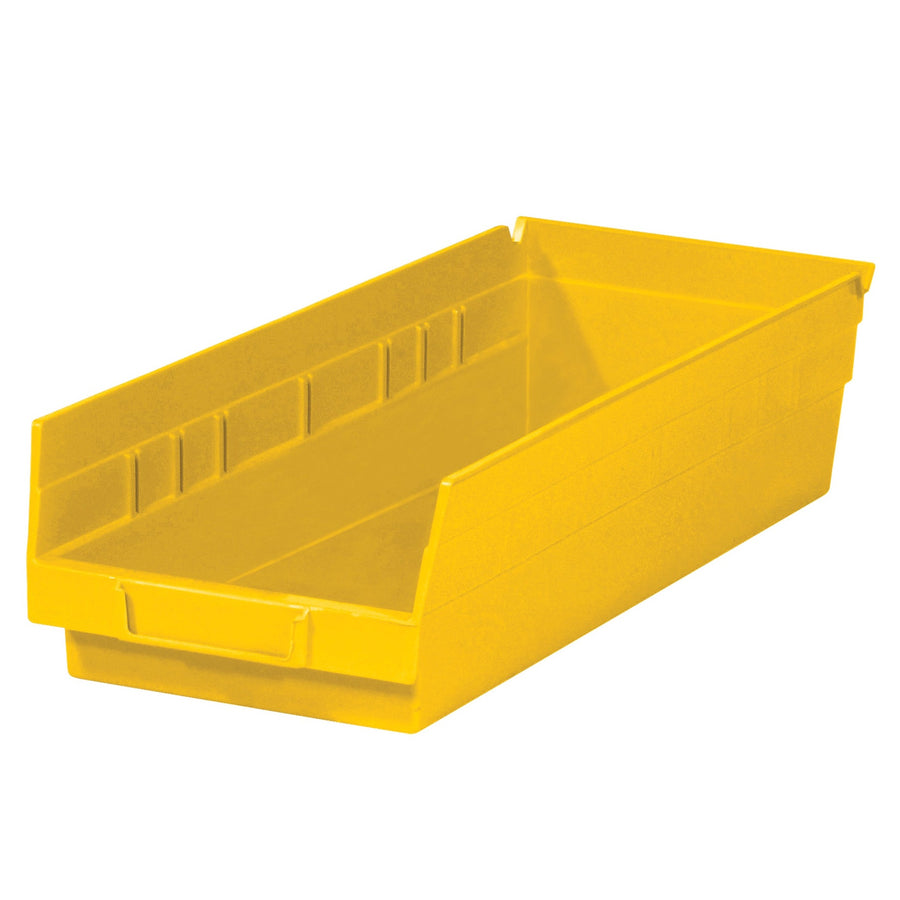 17.88x6.63 Yellow Plastic Shelf Bins 20/Case BINPS112Y