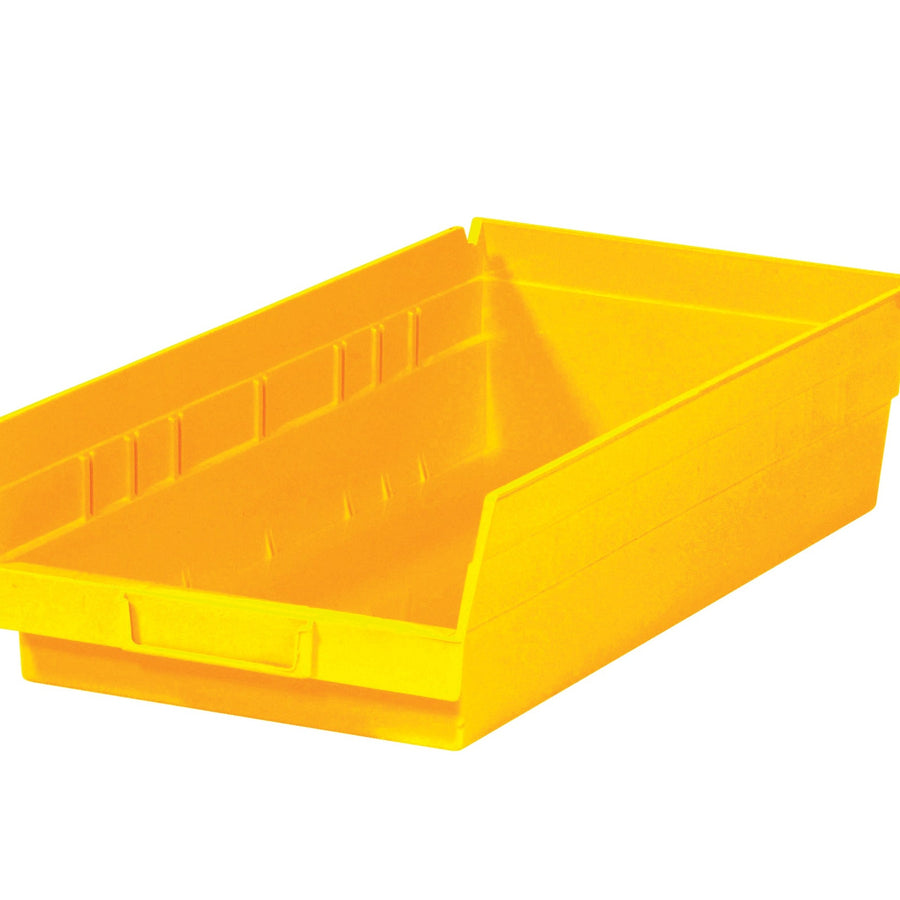 17 7/8 in Yellow Plastic Shelf Bin 10/Case BINPS113Y