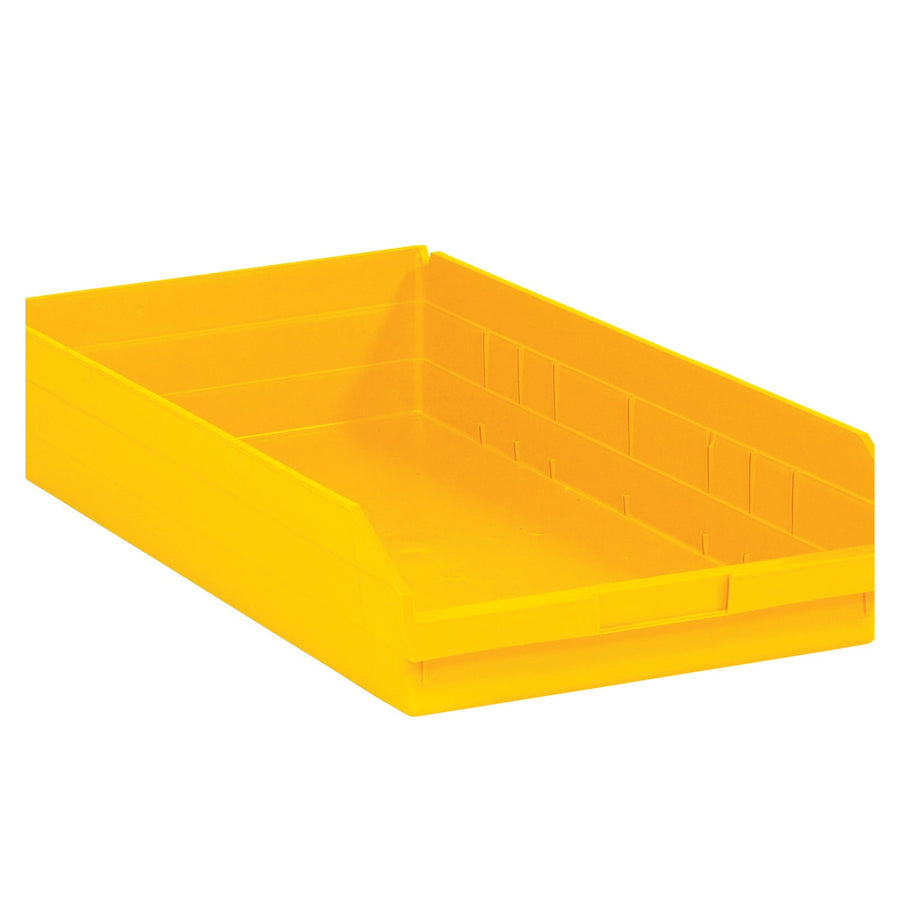 23.6x11 Yellow Plastic Shelf Bins 6/Case BINPS124Y