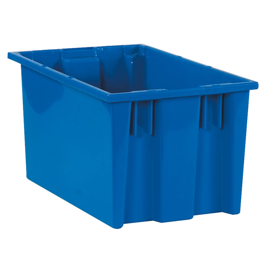 16x10x8.875 Blue Plastic Stack & Nest Bins 6/Case BINS110