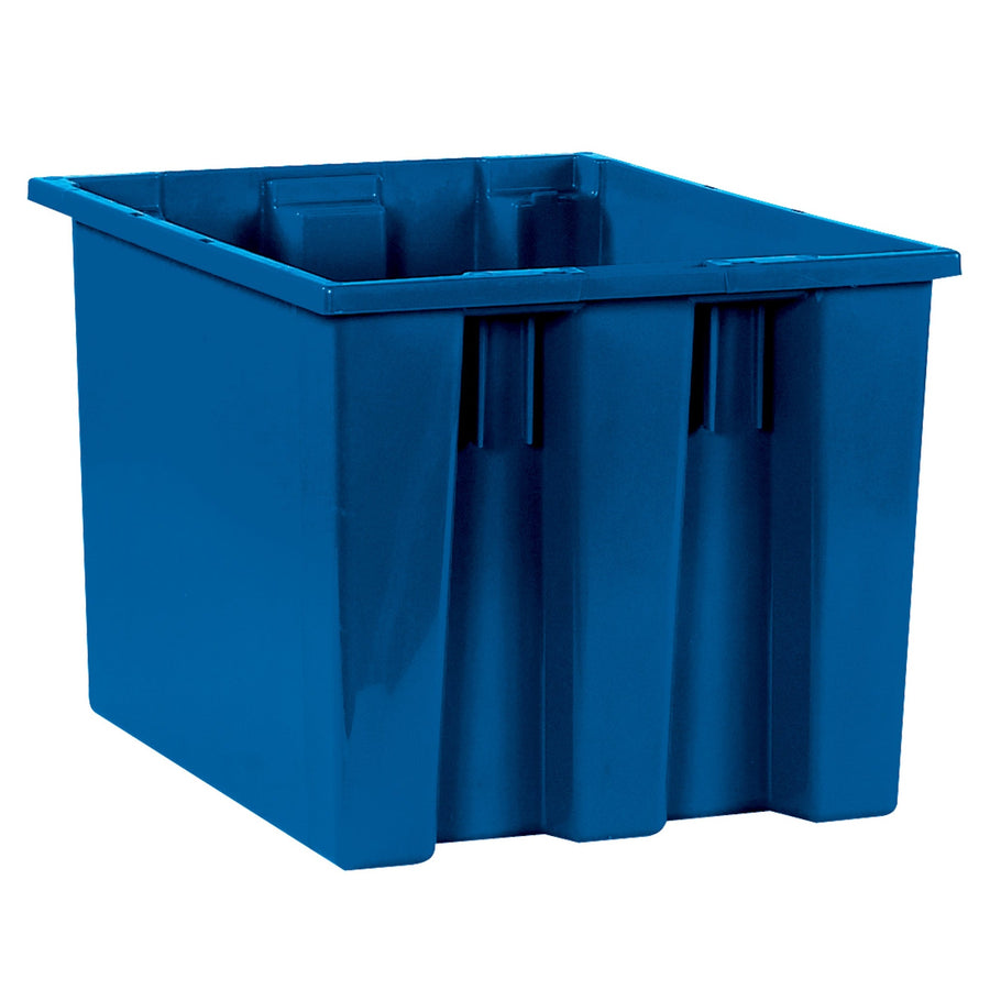 17x14.5x12.8 Blue Plastic Stack & Nest Bins 6/Case BINS116