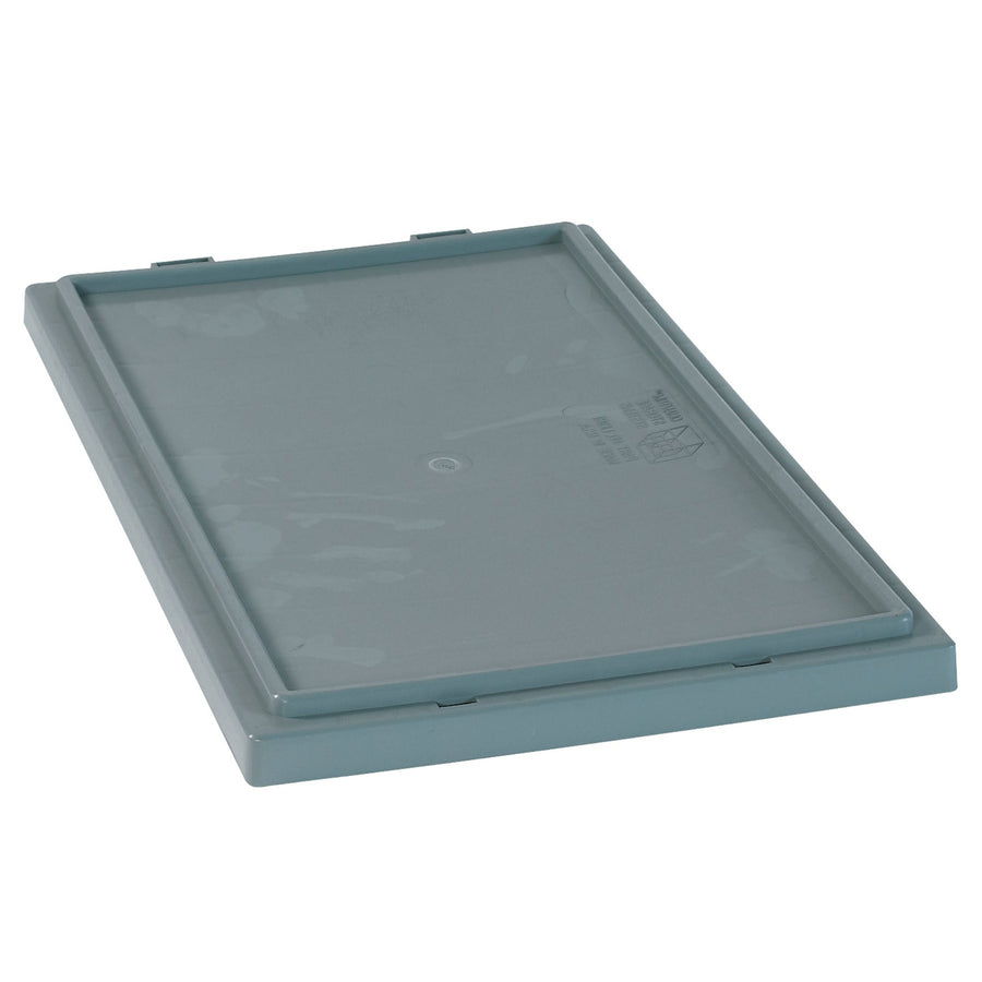 16x10 Gray Plastic Stack & Nest Lids 6/Case BINS152