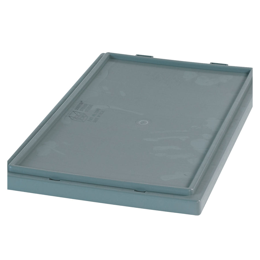 17x14.5 Gray Plastic Stack & Nest Lids 6/Case BINS155