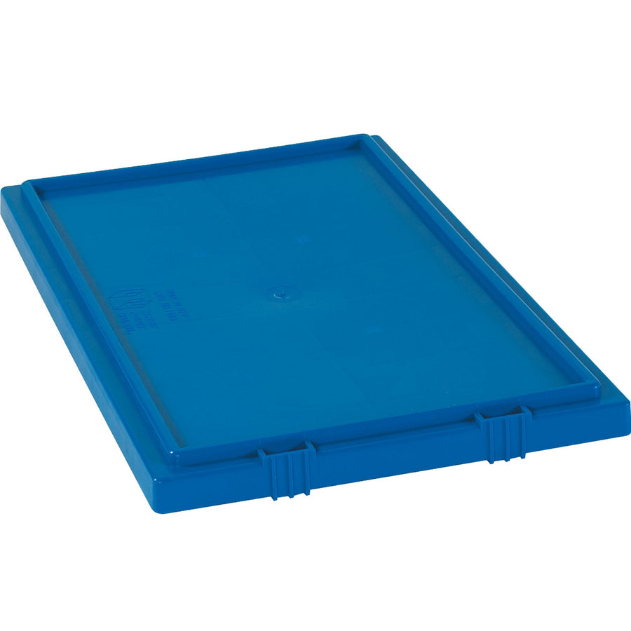 20 7/8 x 18 1/4 in Blue Plastic Stack & Nest Lids 3/Case BINS156