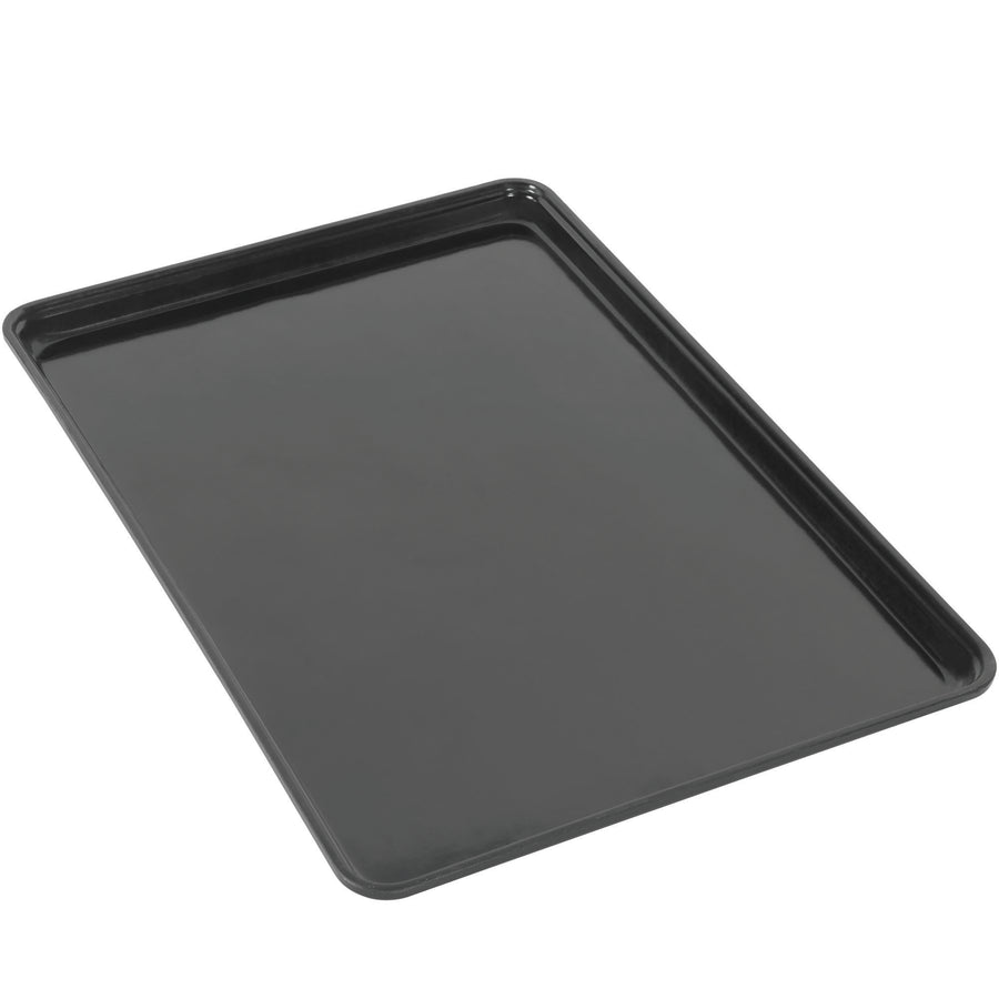 Protect sensitive electronics with this 18" x 26" x 1 1/8" ESD black tray engineered for electrostatic discharge shielding. Fiberglass-reinforced thermoset construction delivers 200 lb. weight capacity and withstands extreme temperatures from -40 to 350°F. Abrasion-resistant surface ensures durability through repeated handling and shipping.