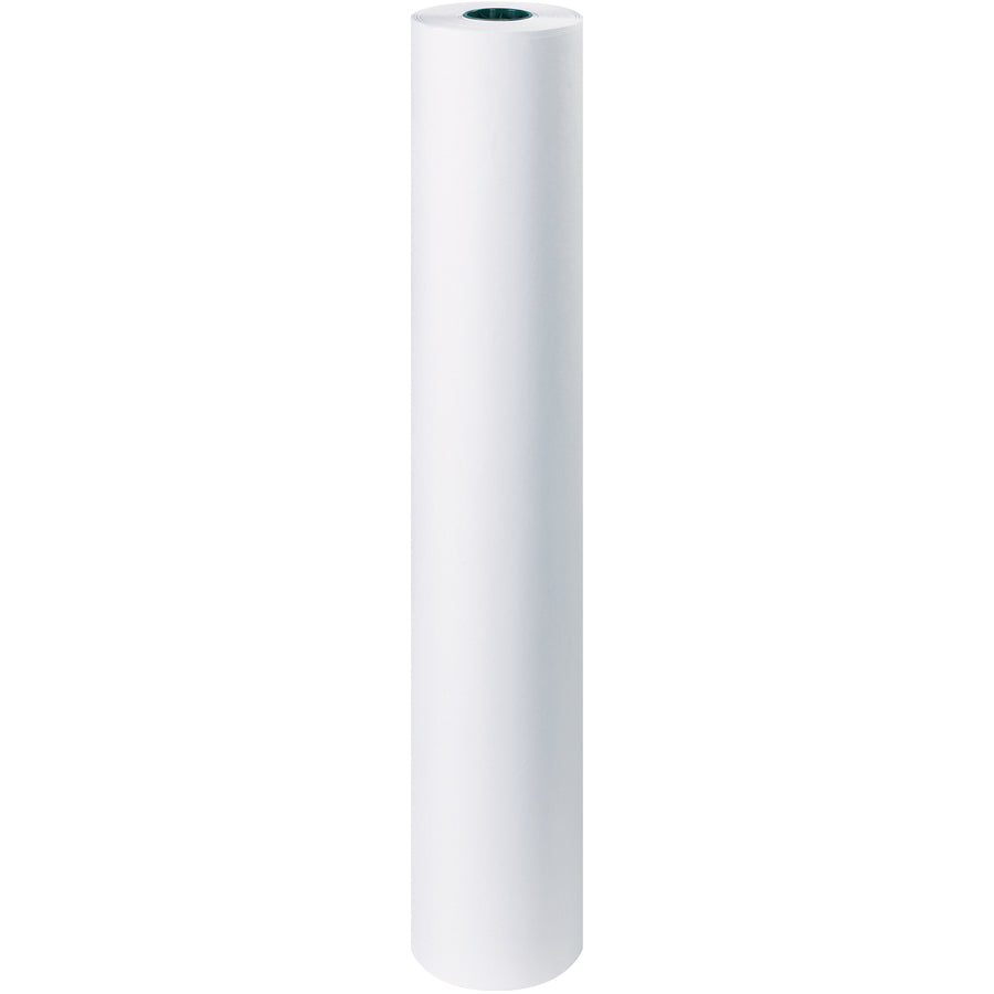 48" x 1000' Bleached Butcher Paper Roll - 40# White