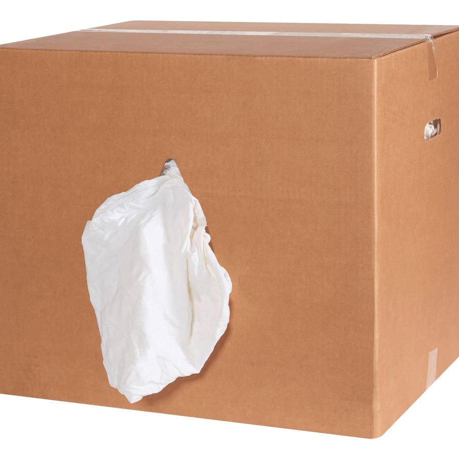 50 lb White Cotton Cleaning Rags BR107