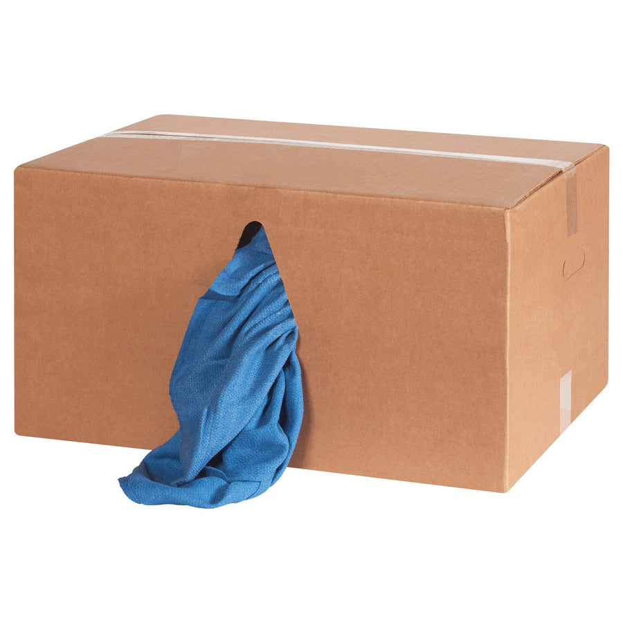 16x25 Blue 100% Cotton Huck Towels 130/Case BR116