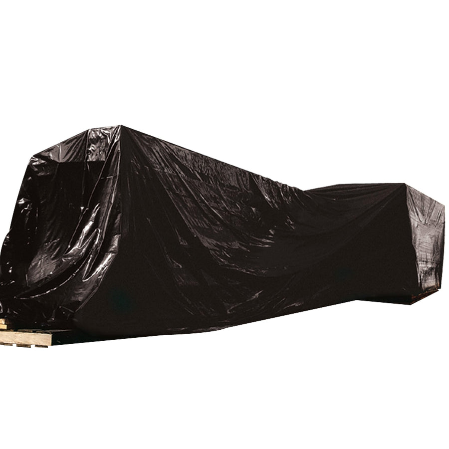 8 ft x 100 ft 6 Mil Black Heavy-Duty Poly Sheeting CF608B