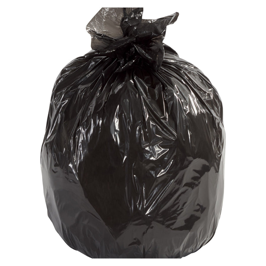 44-55 Gallon 1.25 Mil Black Trash Liners Star Seal 100/Case CL5011