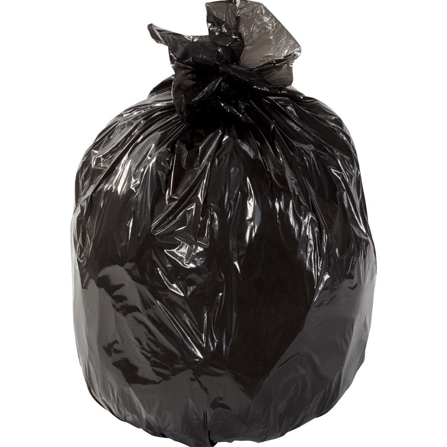 60 Gallon 2 Mil Black Star Seal Trash Liners 50/Case CL5023