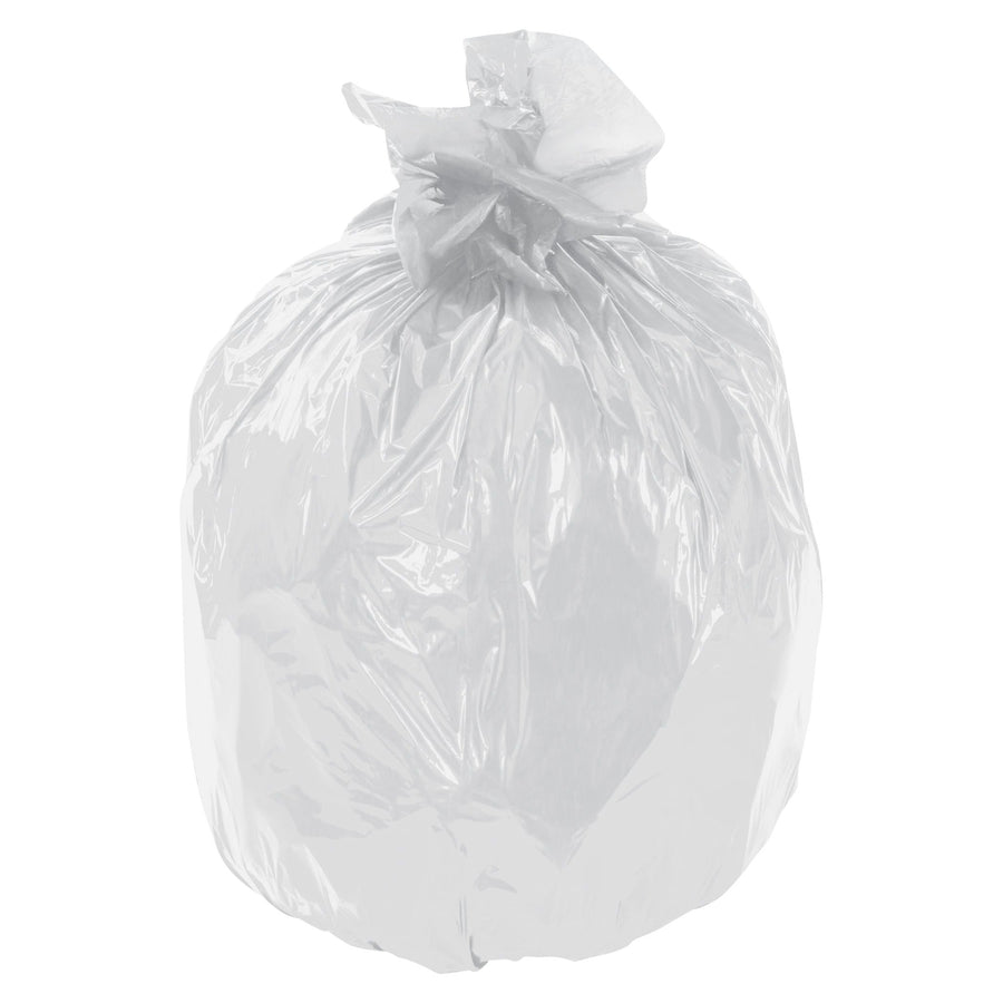 40-45 Gallon 1.5 Mil Clear Star Seal Trash Liners 100/Case CL6005