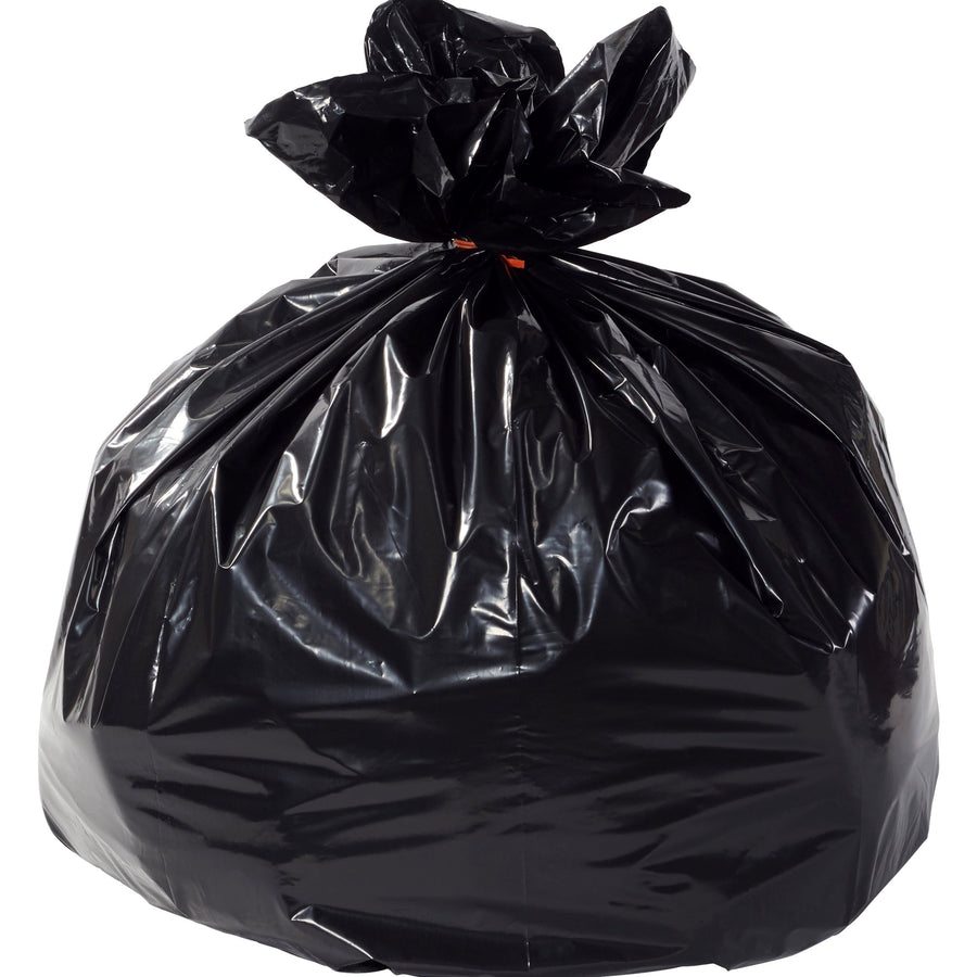 40-55 Gallon 3 Mil Black Heavy Duty Contractor Bags 100/Case CL7003