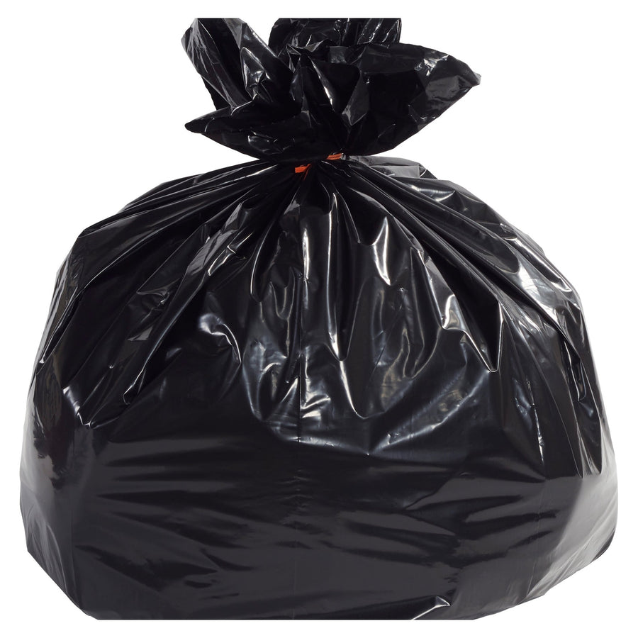 40-45 Gallon 3 Mil Black Heavy-Duty Contractor Bags 100/Case CL7004