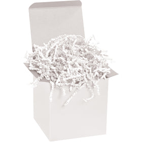 10 lb case of premium white crinkle paper designed for professional void fill and protective packaging. Delivers superior cushioning and cost-efficient protection for fragile items during shipment. Ideal for industrial packaging, gift boxes, and e-commerce fulfillment operations.
