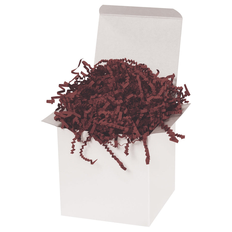 10 lb Burgundy Crinkle Paper Void Fill CP10F