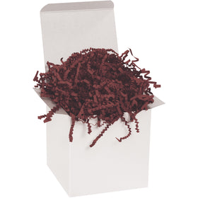 Professional-grade burgundy crinkle paper void fill delivers cost-effective protection for retail and shipping applications. This 10 lb case of premium zigzag paper strips provides durable cushioning while adding visual appeal to gift boxes and baskets. Ideal for e-commerce businesses seeking reliable, eco-friendly padding that meets compliance standards.